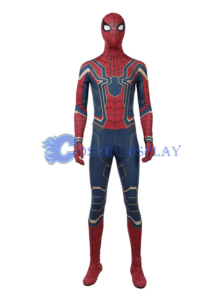 2018 Quality Spiderman Cosplay Costume Halloween